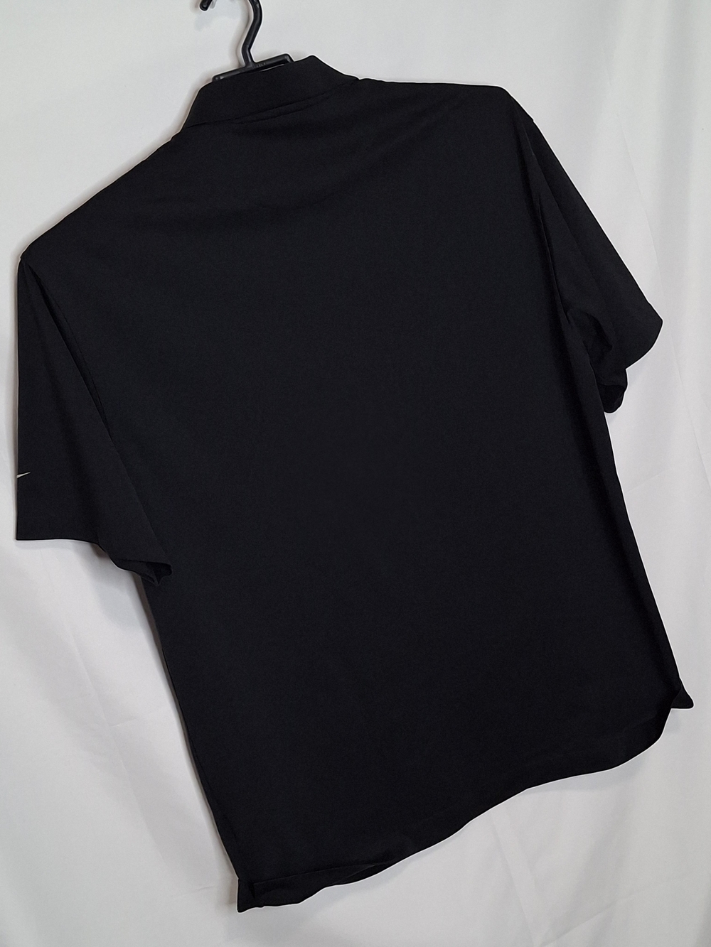 Nike Men's Black Dri-FIT Polo with Flag Patch Size XL - Picture 9 of 13